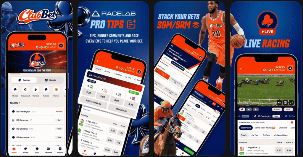 ClubBet is a new betting site in Australia operated by ClubBet Pty Ltd. Betting apps are available for iOS and Android along with a desktop website. ClubBet runs BetMakers software and offers a classic offering with markets on sports, horses, greyhounds, and harness racing.