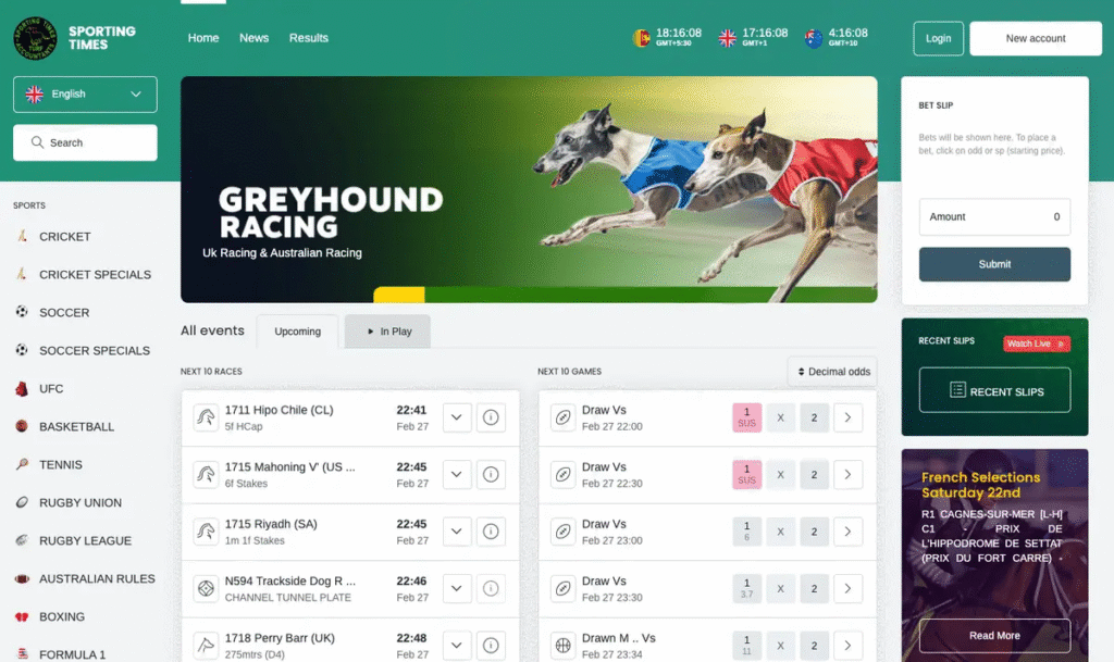 Stbet homepage screenshot